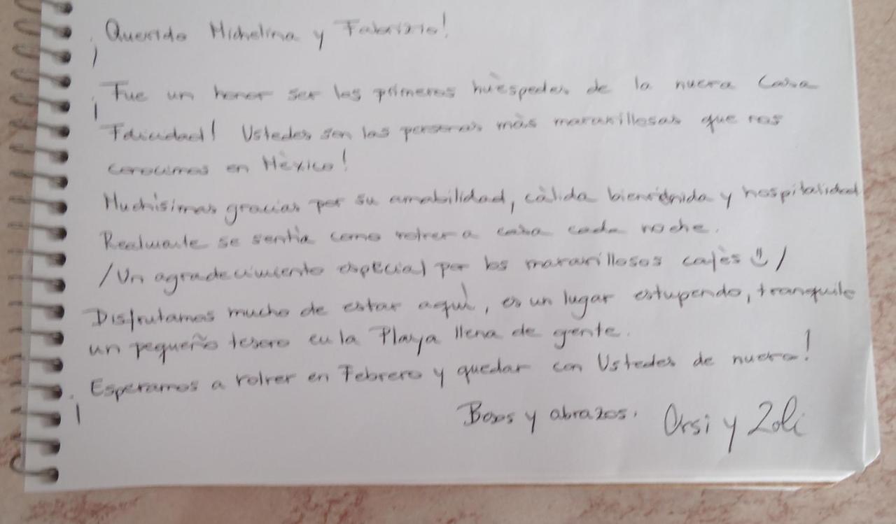 Casa Felicidad B&B Room & Kitchen Playa del Carmen Luaran gambar